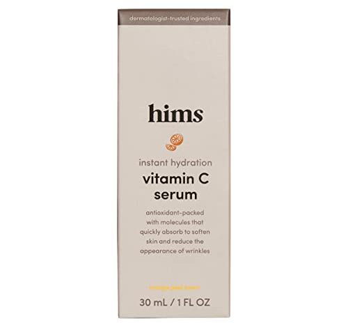 hims vitamin c serum for men – Brighten Skin Tone, Balance Complexion – Vitamin C, Highly Concentrated, Lightweight, Citrus Scent – Vegan, Cruelty-Free, No Parabens – (1oz)