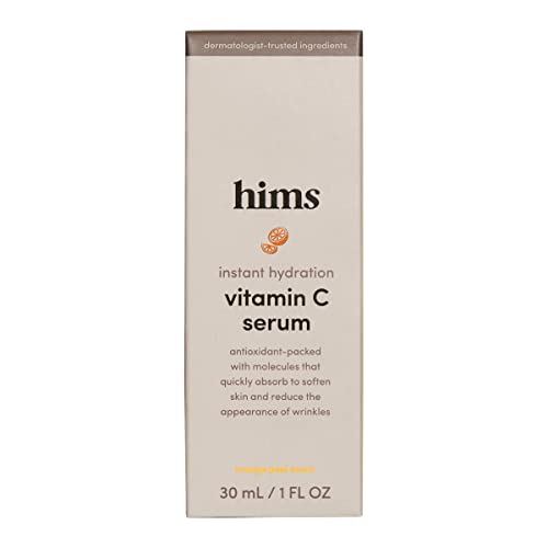 hims vitamin c serum for men – Brighten Skin Tone, Balance Complexion – Vitamin C, Highly Concentrated, Lightweight, Citrus Scent – Vegan, Cruelty-Free, No Parabens – (1oz)