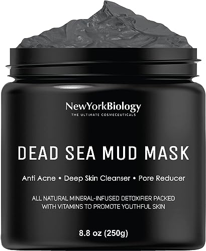 New York Dead Sea Mud Mask – Pore Reducer for Acne and Oily Skin, Natural Skincare Tightens Skin for Healthier Complexion – 8.8 oz