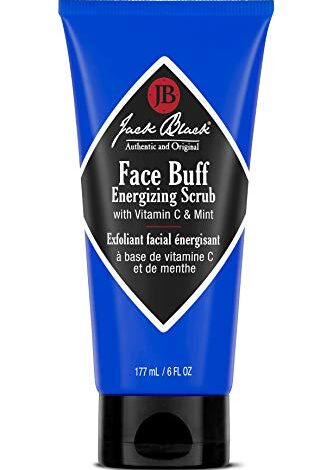 Jack Black Face Buff Energizing Scrub, Deep Cleaning Pre-Shave Cleanser, Men’s Facial Scrub, Remove Oil, Dirt & Dead Skin, Men’s Cleanser, Hydrating Skincare