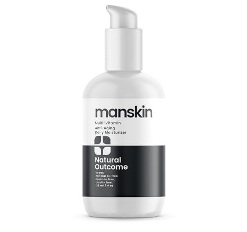 Man Skin Moisturizer | Men’s Face Cream Moisturizer | Anti Aging Daily Facial Cream for Oily, Dry, and Sensitive Skin | Hydrating Facial Skincare for Men | 4 oz