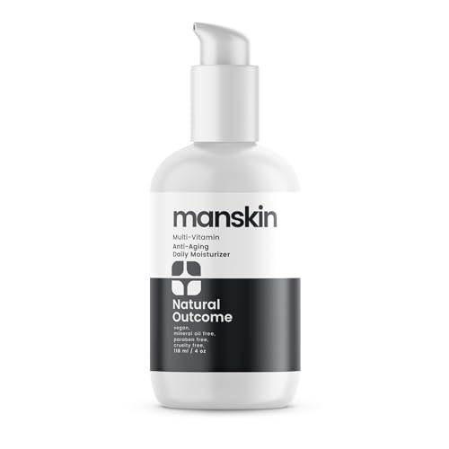 Man Skin Moisturizer | Men’s Face Cream Moisturizer | Anti Aging Daily Facial Cream for Oily, Dry, and Sensitive Skin | Hydrating Facial Skincare for Men | 4 oz