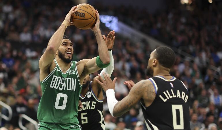 Boston Celtics become first team in NBA history to shoot zero free throws in a game during bizarre loss to Milwaukee Bucks