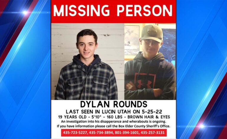 Remains presumed to be Dylan Rounds found in Utah desert